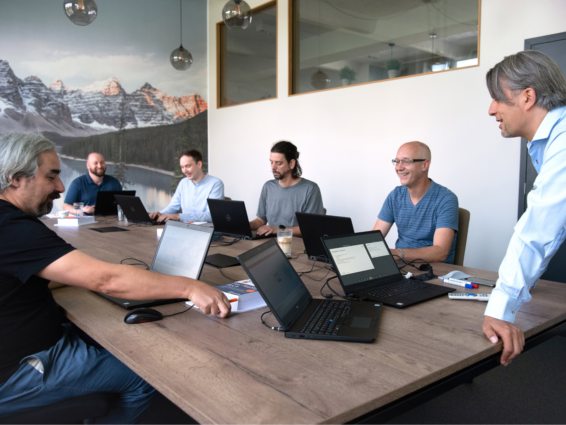 eam meeting at Heinlein Support GmbH - IT consulting on the premises of the Heinlein Academy