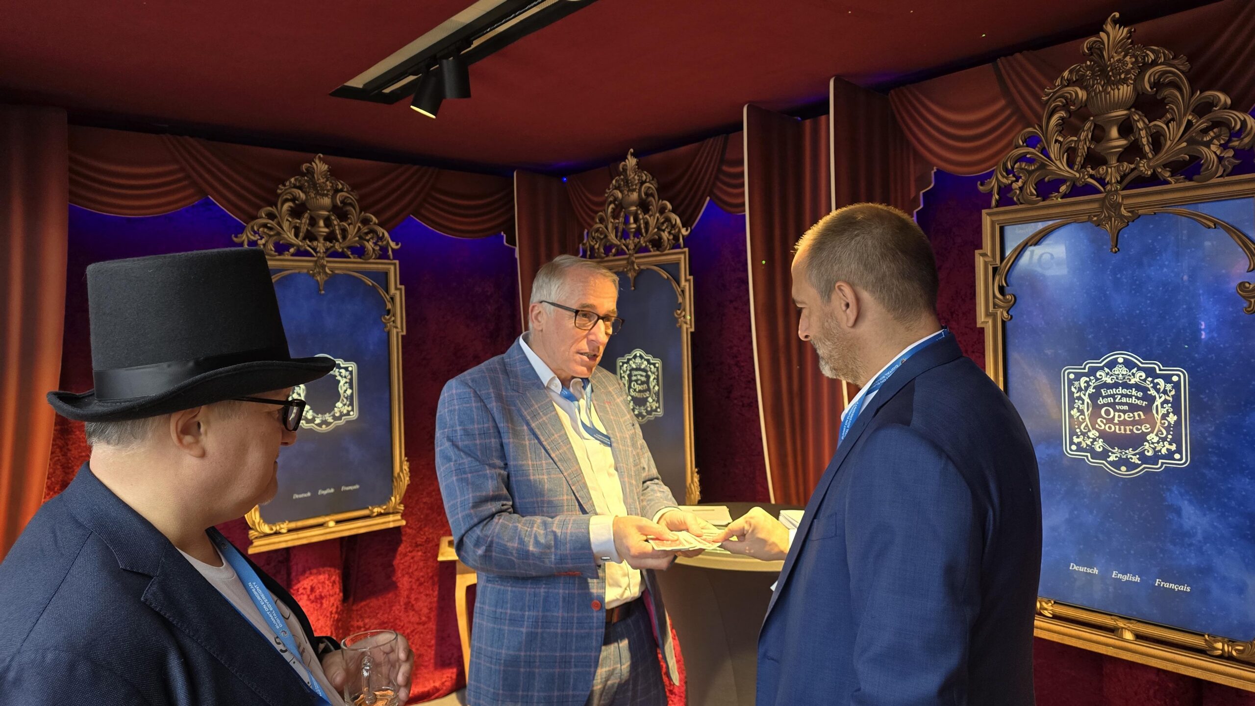 Zauberer im Pavillion The Magic of Open Source