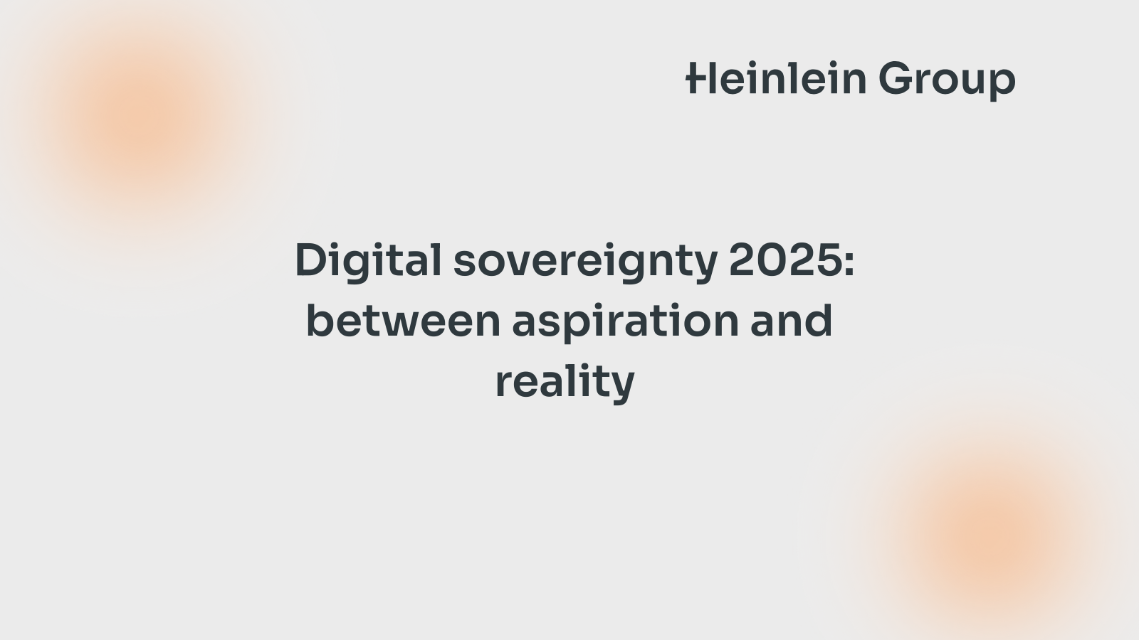 Digital sovereignty 2025: between aspiration and reality